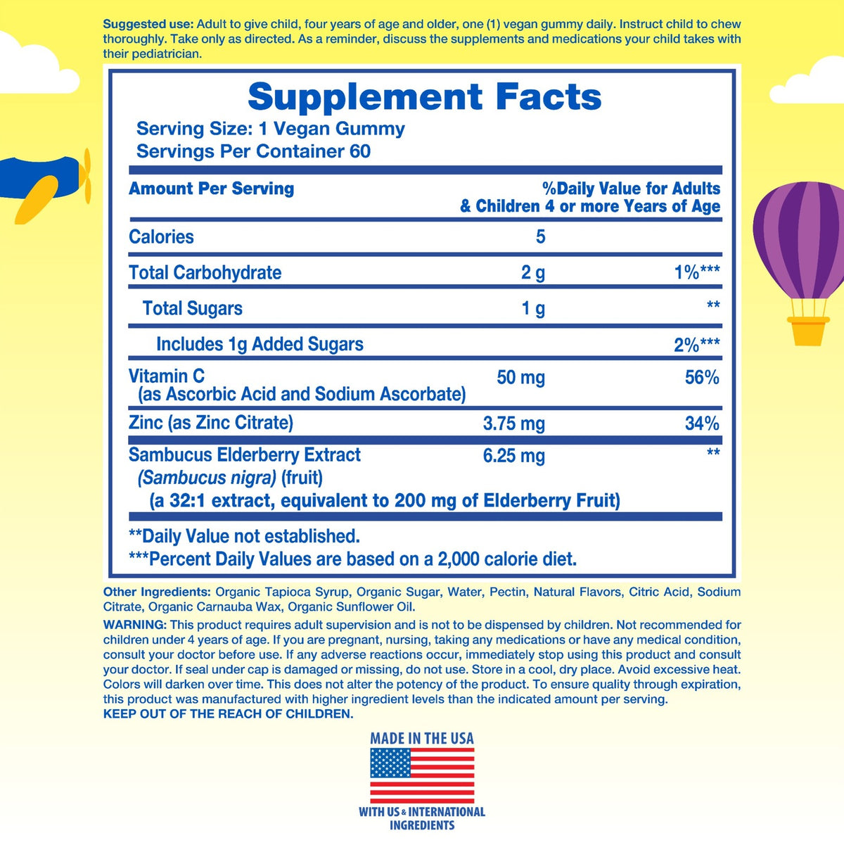 Supplement facts