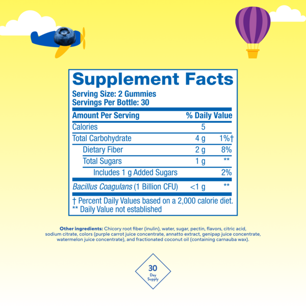 Probiotic Gummy Bear, 60 Gummies