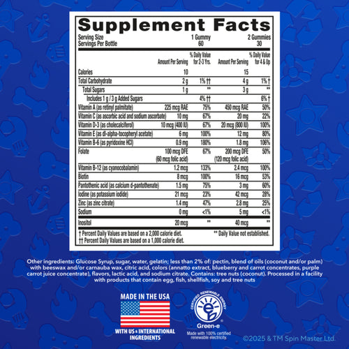 Paw Patrol Multivitamin Gummy, 60 Gummies