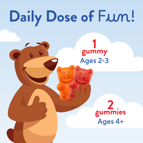 Immune C Plus Zinc and Vitamin D Gummy Bear, 190 Gummies