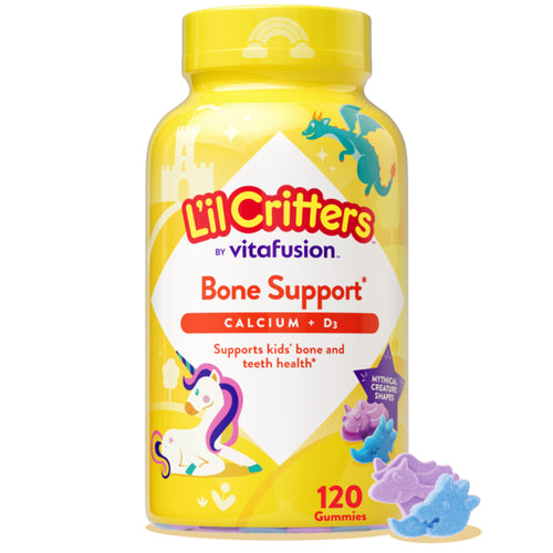 Bone Support Calcium + D3 Vitamin Gummy, 120 Gummies