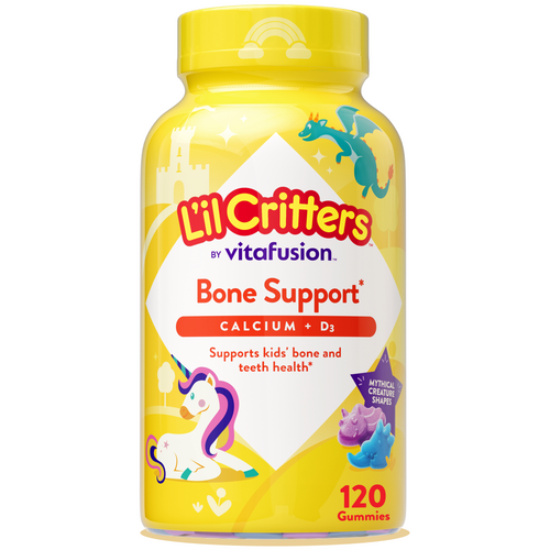 Bone Support Calcium + D3 Vitamin Gummy, 120 Gummies
