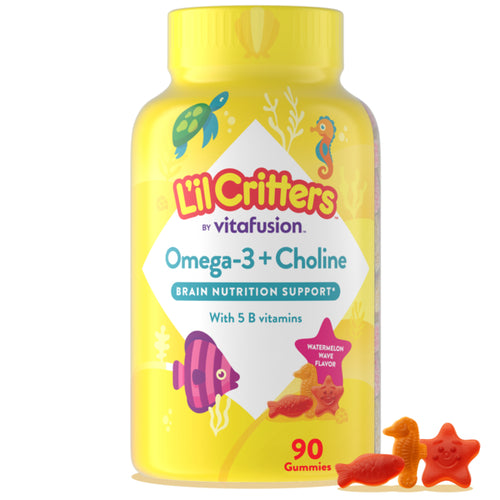 Omega 3 + Choline Gummy Vitamin, 90 Gummies
