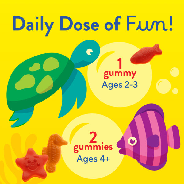 Omega 3 + Choline Gummy Vitamin, 90 Gummies – L'il Critters