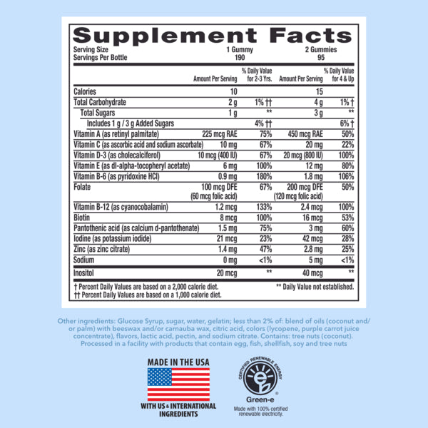 Frozen Gummy Multivitamin, 190 Gummies