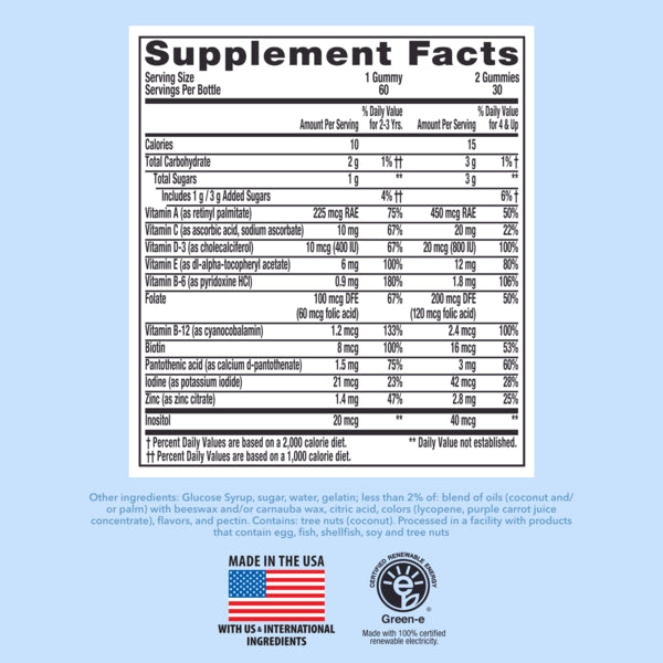 Frozen Gummy Multivitamin, 60 Gummies