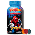 L'il Critters Marvel Spider-Man Daily Multivitamin, 190 gummies, dietary supplement bottle.
