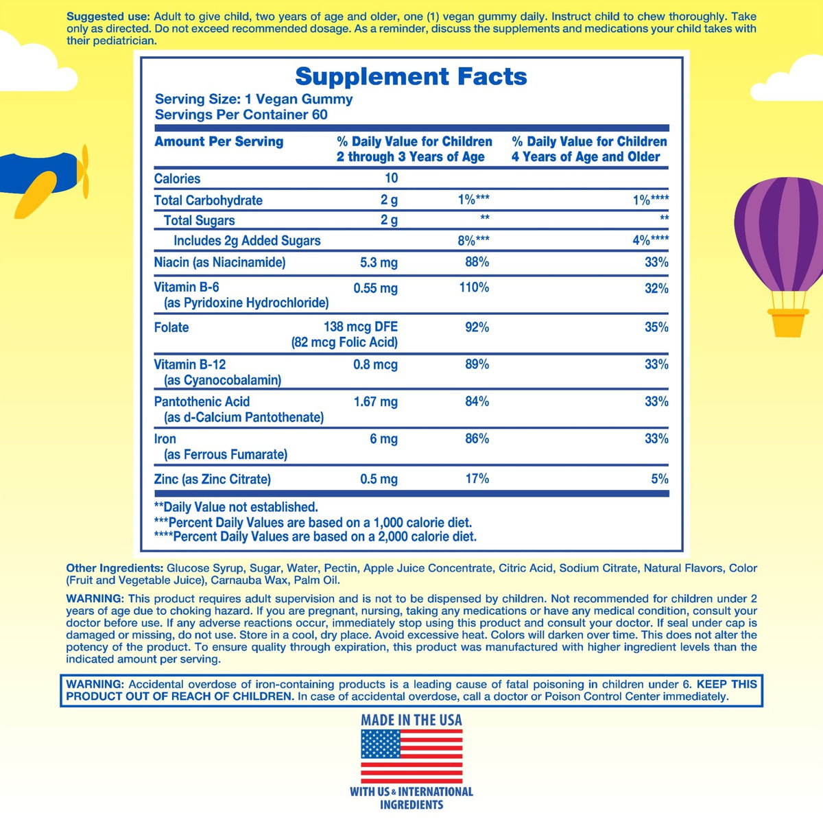 Supplement facts