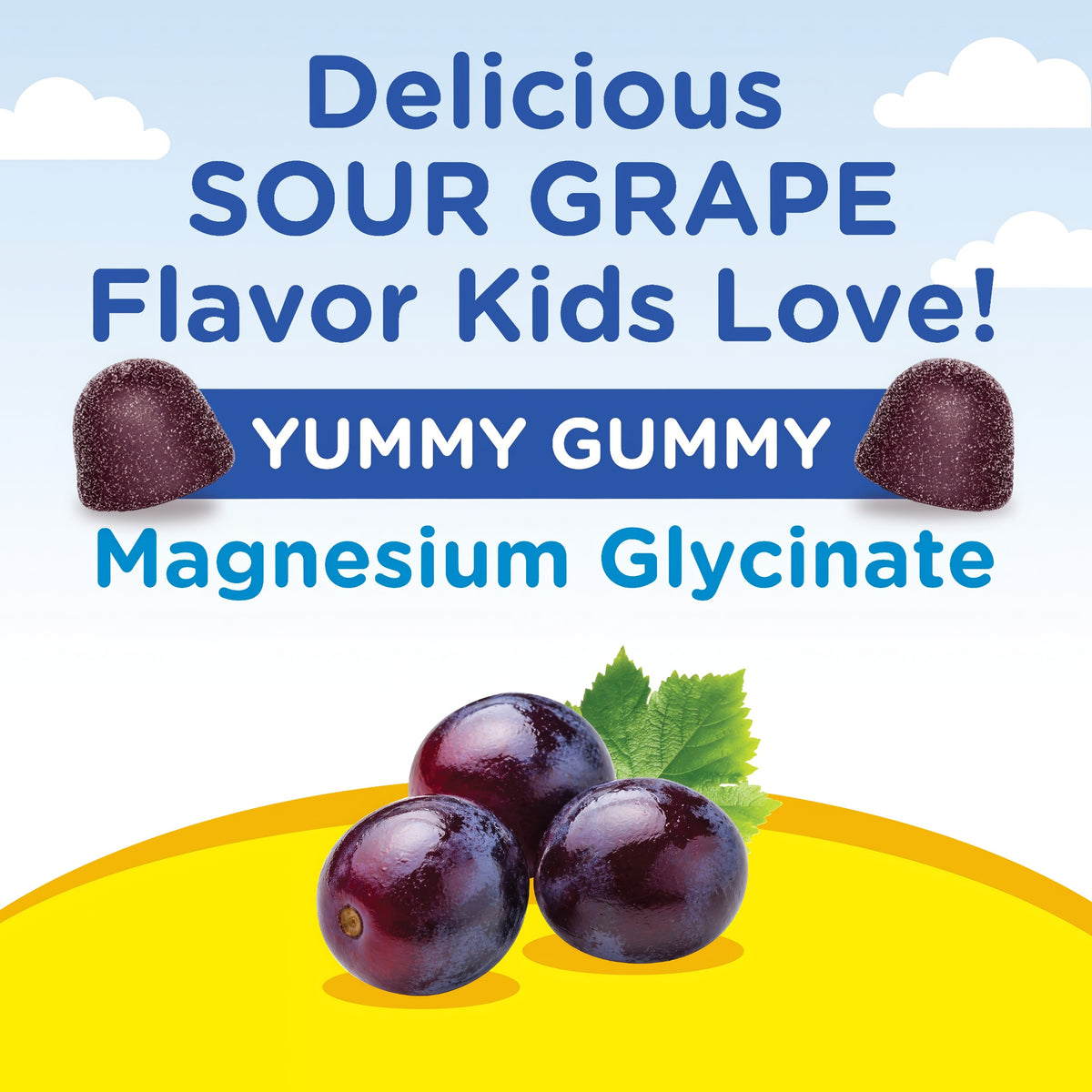 Magnesium Glycinate Gummy Bear, 60 Vegan Gummies