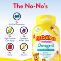 Omega 3 Gummy Bear Vitamin, 120 Gummies