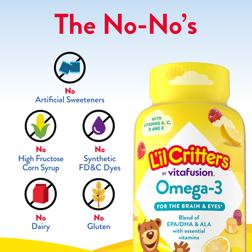 Omega 3 Gummy Bear Vitamin, 120 Gummies