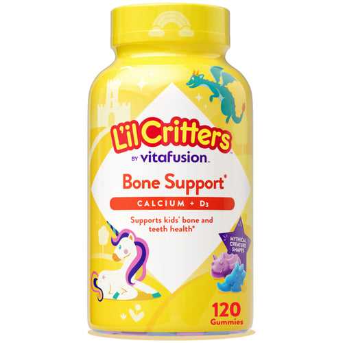 Bone Support Calcium + D3 Vitamin Gummy, 120 Gummies