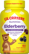 Elderberry Gummy Bear Vitamin, 60 Vegan Gummies