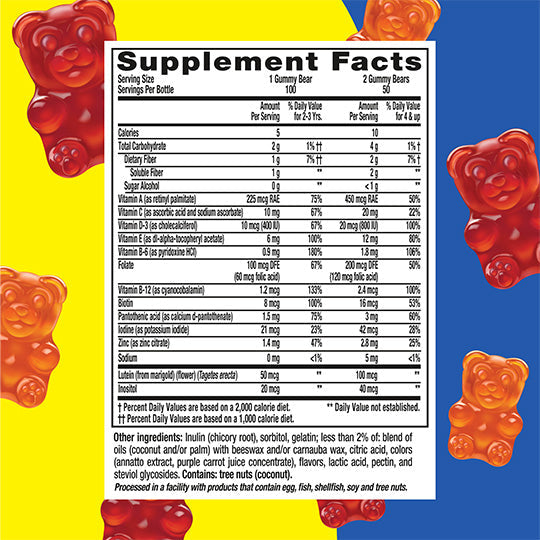Gummy Vites No Sugar added Multivitamin, 100 Gummies