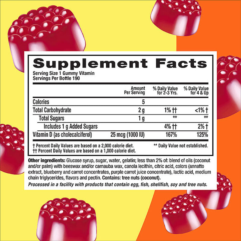 Vitamin D3 Supplement Gummy