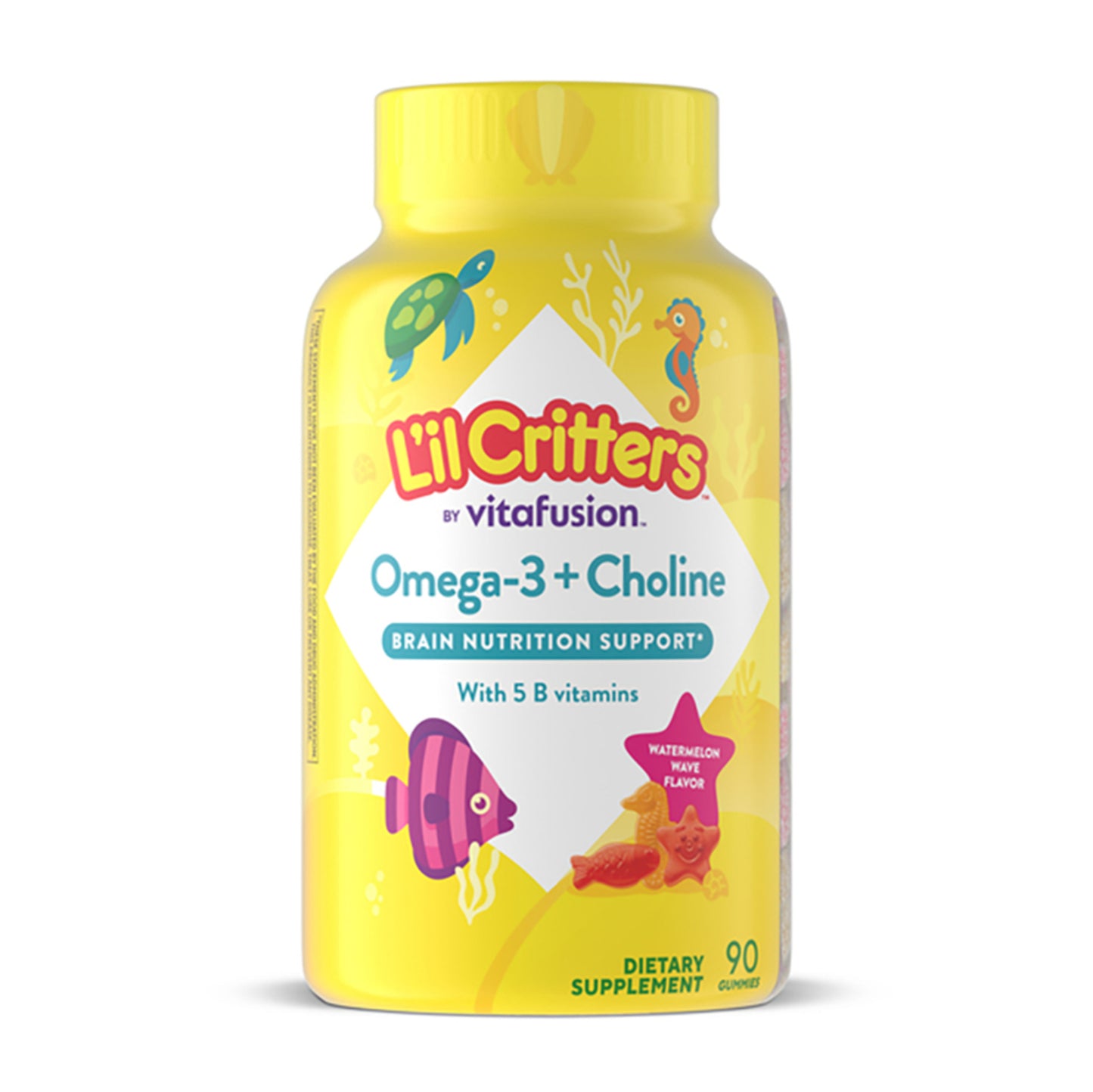 Omega-3 + Choline Gummy, 90 Gummies