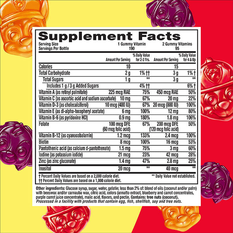 Paw Patrol Multi Gummy Vitamin
