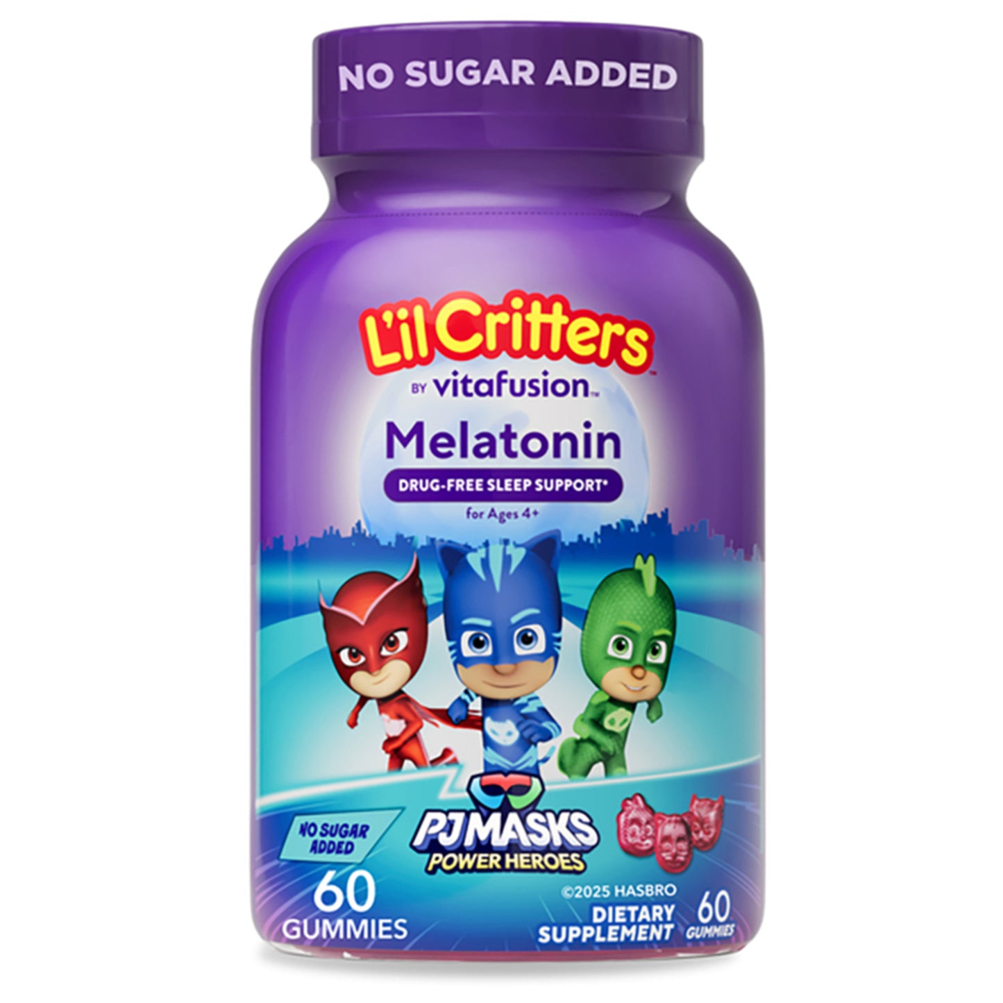 PJ Masks Melatonin Gummy, 60 Gummies