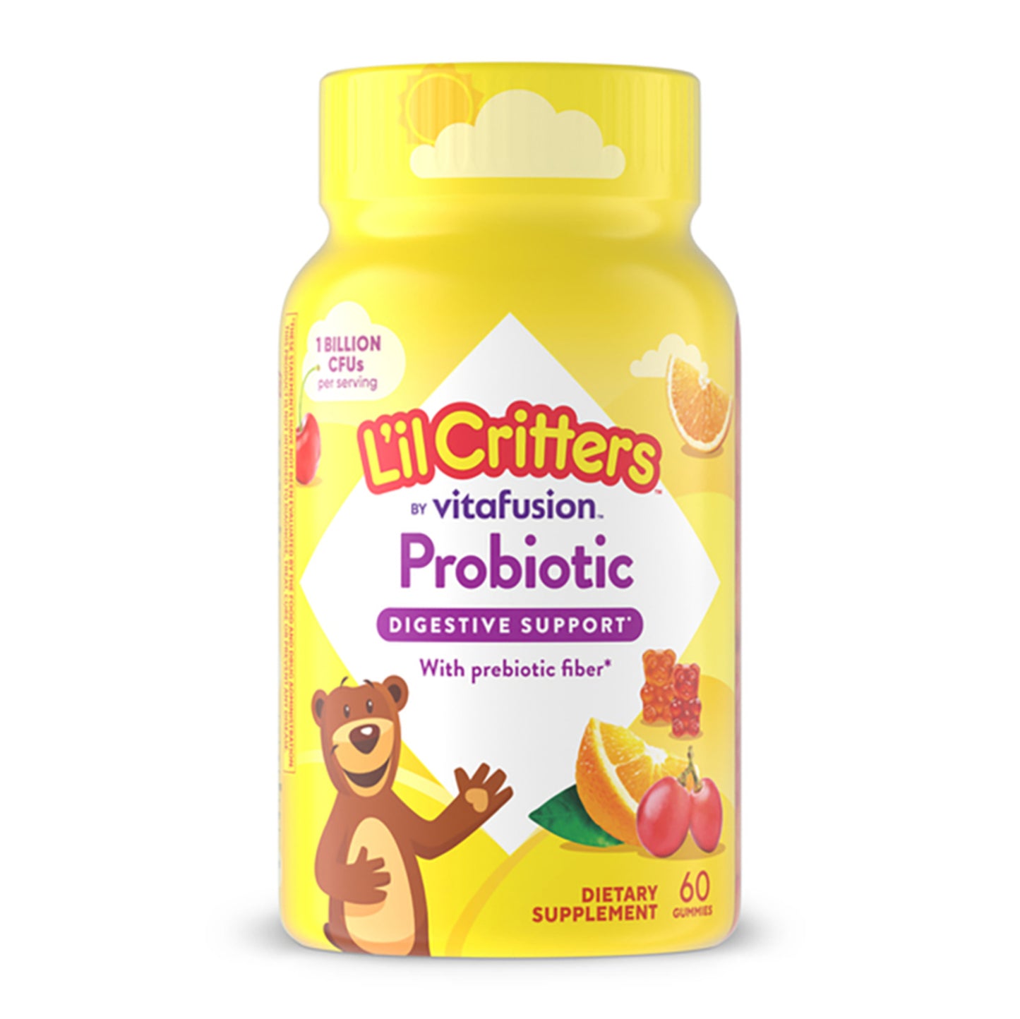 Probiotic Gummy Bear, 60 Gummies