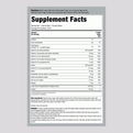 Supplement Facts label for LC Gummy Vites Kids Multi, 190 Count.